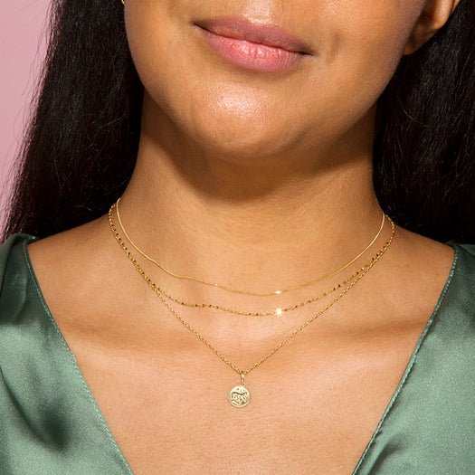 Stone And Strand Ultra Fine Gold Chain Choker