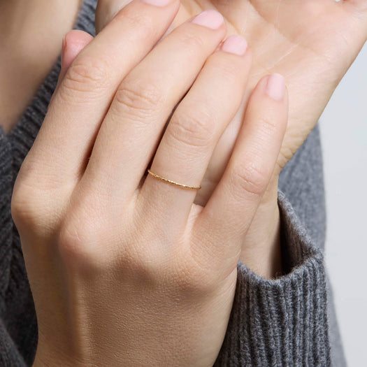 Stone And Strand Ultra Fine Sparkle Ring