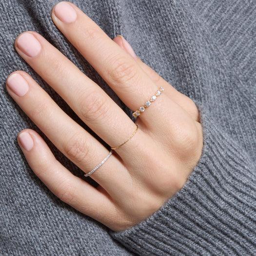Stone And Strand Ultra Fine Sparkle Ring