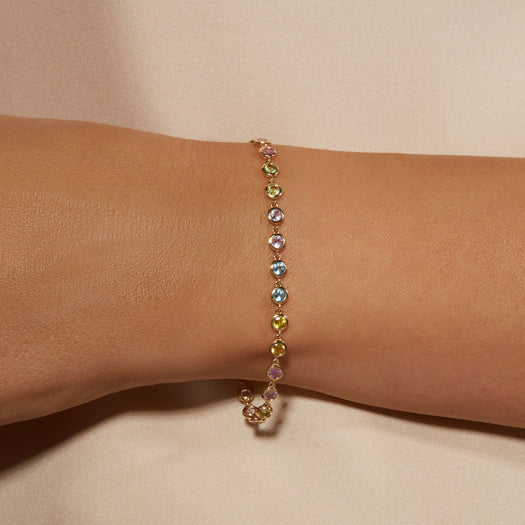 Stone And Strand Unicorn Bubble Tennis Bracelet