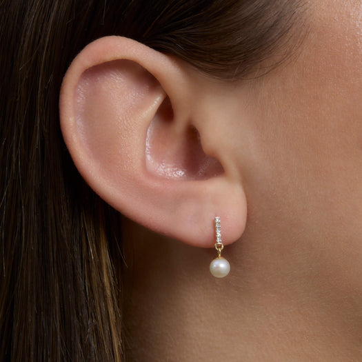 Stone And Strand Uptown Pearl Drops