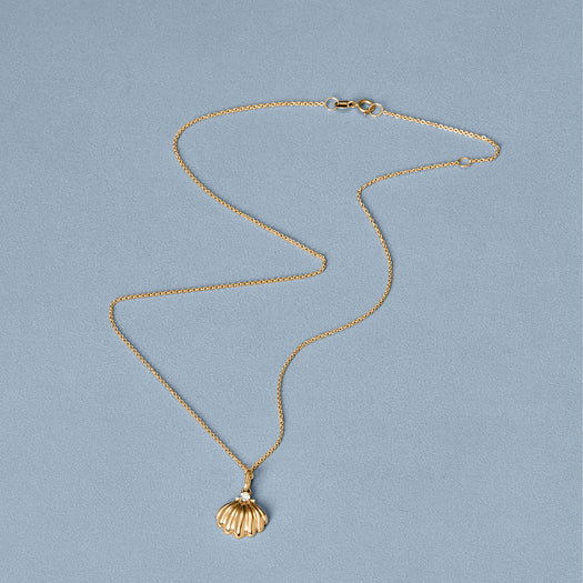 Stone And Strand Vintage Scallop Shell Necklace