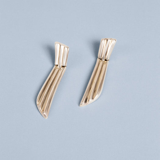 Stone And Strand Vintage Silver Drop Earrings