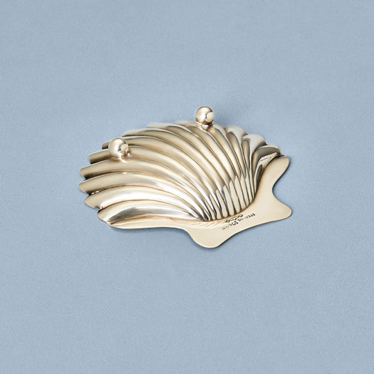 Stone And Strand Vintage Silver Shell Dish