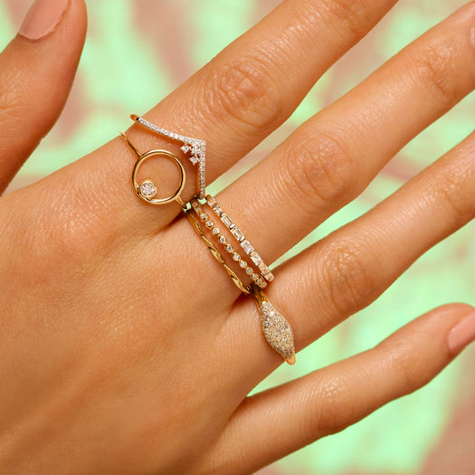 Stone And Strand White Diamond Bezel Eternity Band