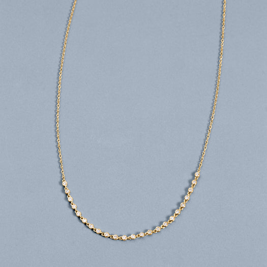 Stone And Strand Teeny Diamond Rally Tennis Necklace