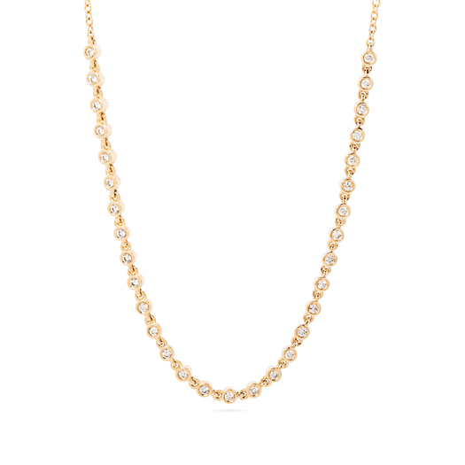 stone and strand Teeny Diamond Rally Tennis Necklace
