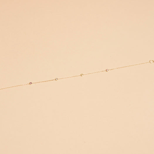 Stone And Strand Teeny Unicorn Gemstone Quartet Bracelet