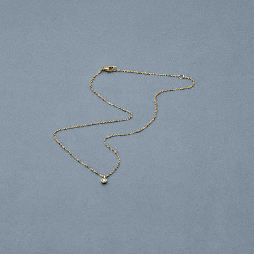 Stone And Strand The Essential Dainty Diamond Solitaire Choker