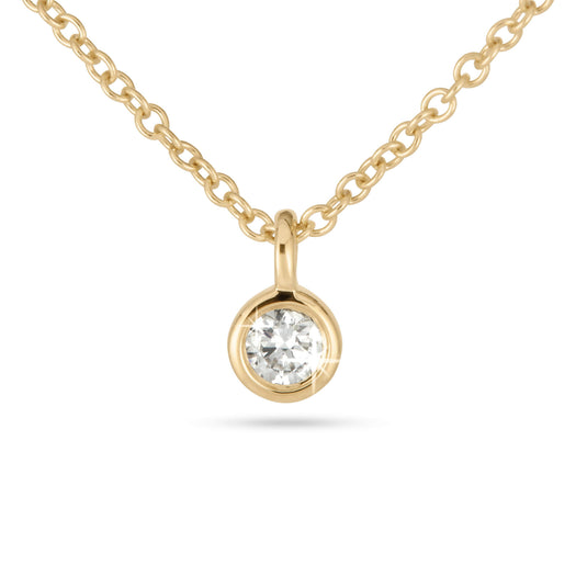 stone and strand The Essential Dainty Diamond Solitaire Choker