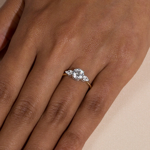 Stone And Strand The LAB-Created Amanda Ring In Platinum