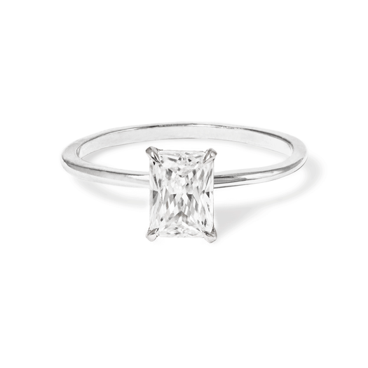stone and strand The LAB-Created Grace Ring In Platinum