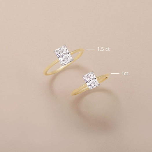 Stone And Strand The LAB-Created Grace Ring In Yellow Gold