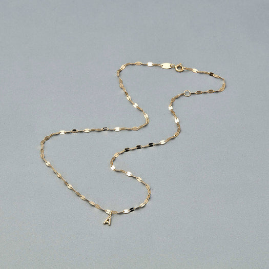 Stone And Strand Tiny Diamond Initial Sparkle Choker
