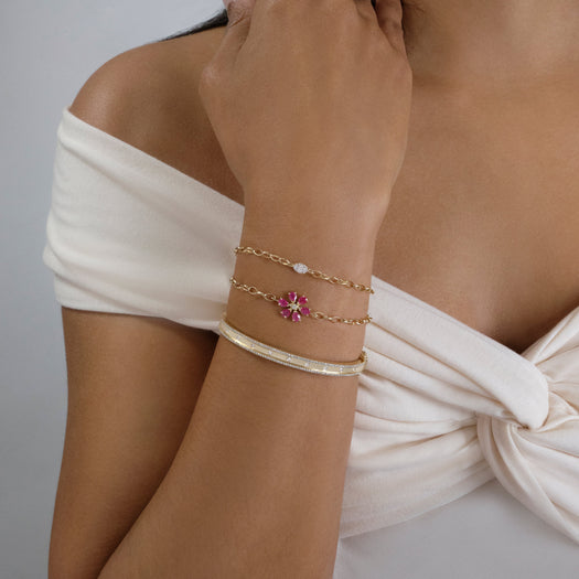 Stone And Strand Together Forever Deluxe Diamond Bangle