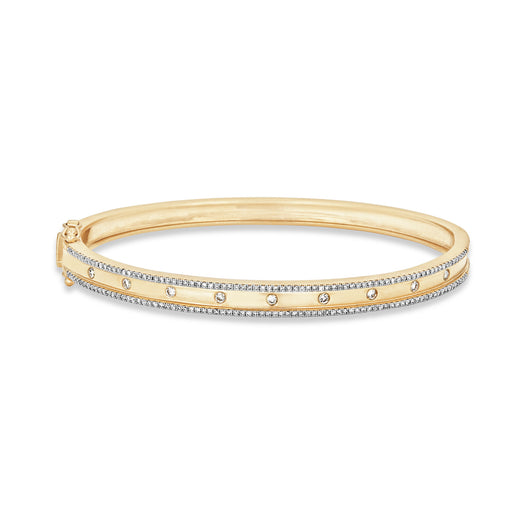 stone and strand Together Forever Deluxe Diamond Bangle