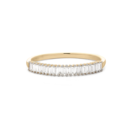 stone and strand Up And Down Baguette Diamond Line Band