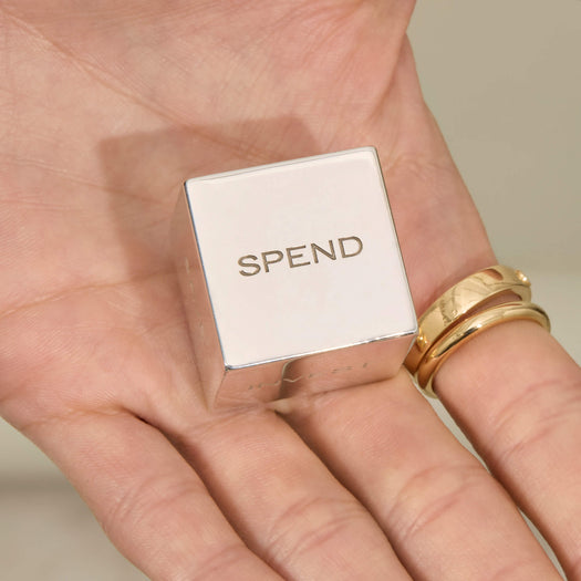 Stone And Strand Vintage Silver Decision Maker Dice
