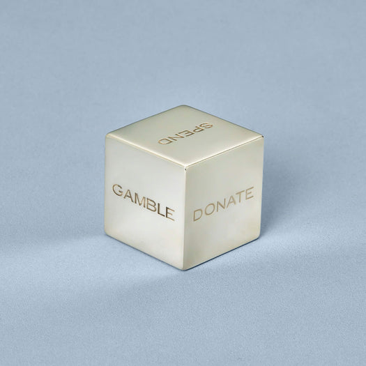 Stone And Strand Vintage Silver Decision Maker Dice