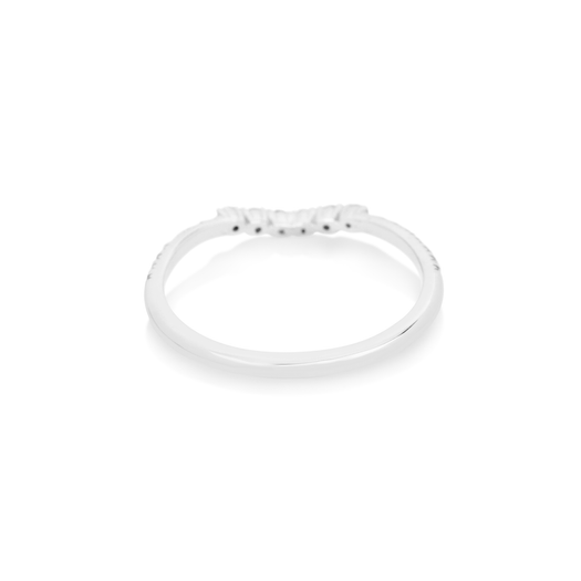 Stone And Strand White Gold Bold Diamond Pave Curve Band