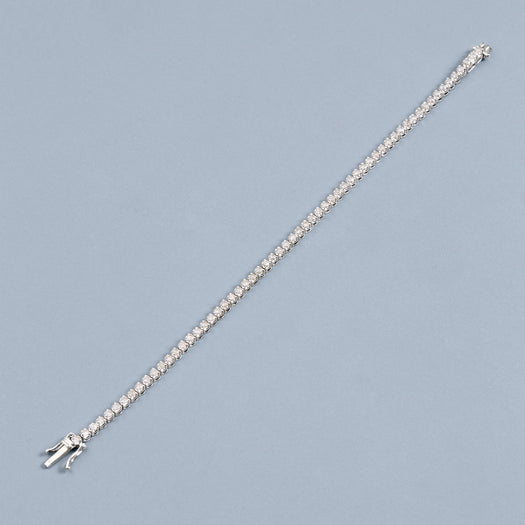 Stone And Strand White Gold Noble Diamond Tennis Bracelet