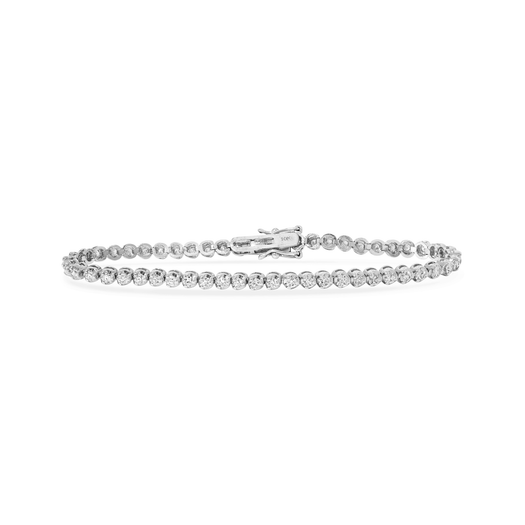 stone and strand White Gold Noble Diamond Tennis Bracelet