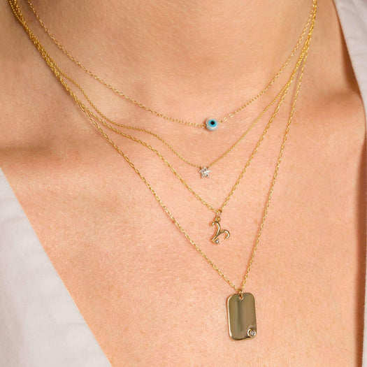 Stone And Strand Zodiac Charm Necklace With Diamond
