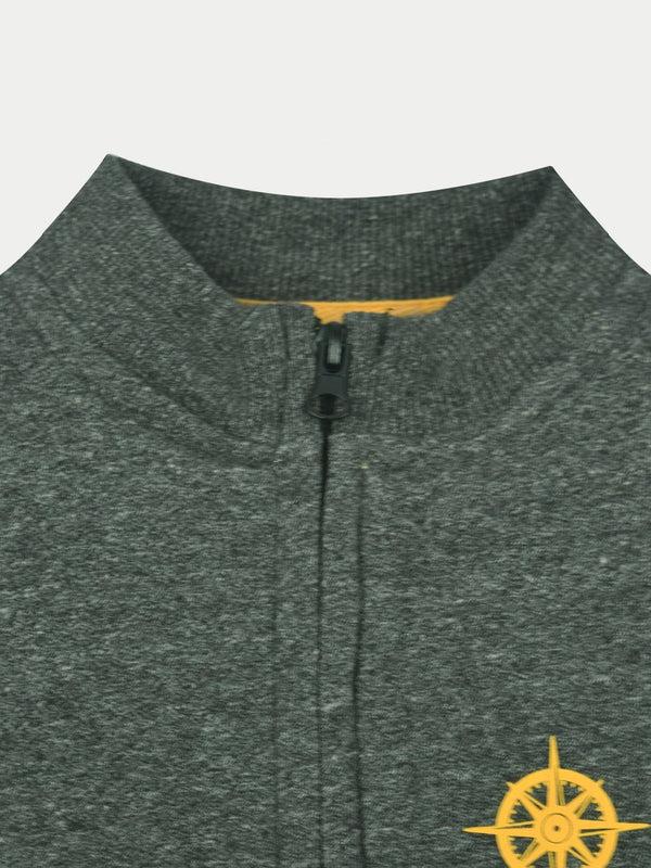 Stone Harbor BOY'S TEXTURED CHARCOAL FLEECE TRACKSUIT