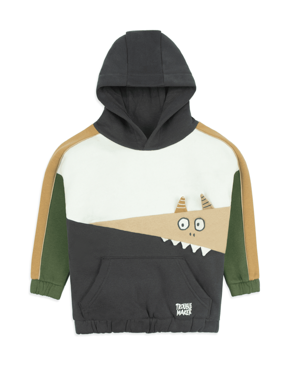 stone harbor BOY'S TROUBLE MAKER FLEECE PULLOVER HOODIE