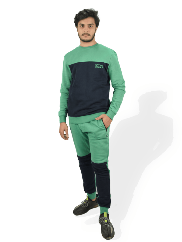 stone harbor MEN'S PREMIUM PANELED FLEECE TRACKSUIT