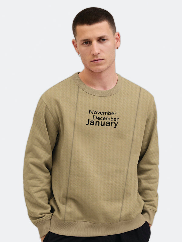 stone harbor MEN'S PREMIUM POPCORN CAMEL SWEATSHIRT