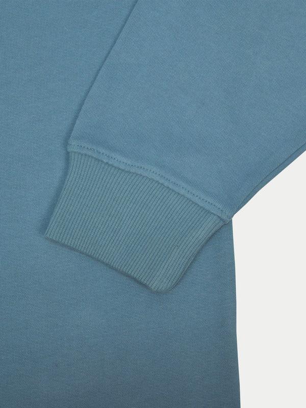 Stone Harbor MEN'S SLATE BLUE FLEECE DROP SHOULDERS SWEATSHIRT