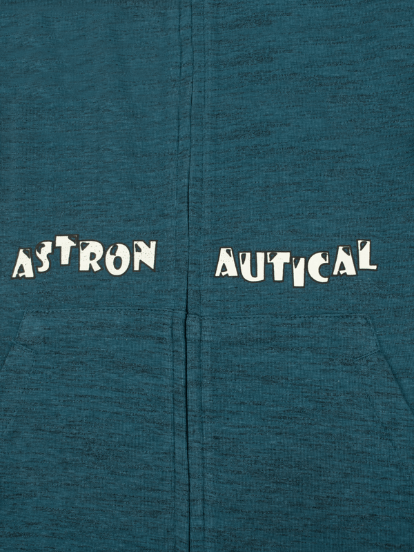 Stone Harbor MEN'S TEXTURED AQUA ZIP THROUGH HOODIE