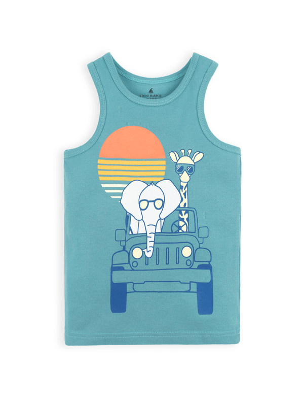 stone harbor BOY'S ADVENTURE TIME GRAPHIC VEST