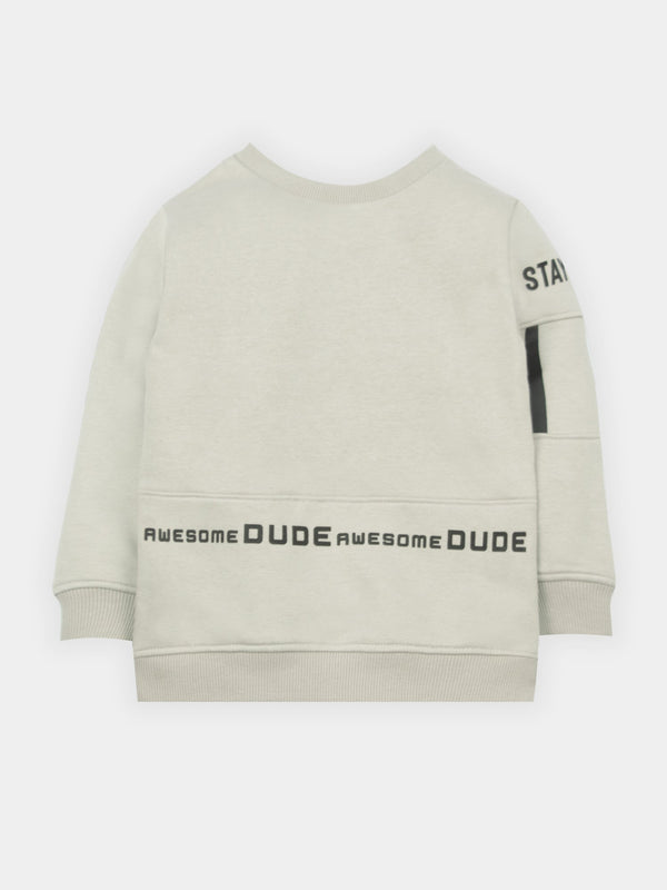 stone harbor BOY'S AWESOME DUDE FLEECE SWEATSHIRT