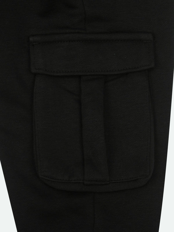 Stone Harbor BOY'S BLACK FLEECE CARGO JOGGER