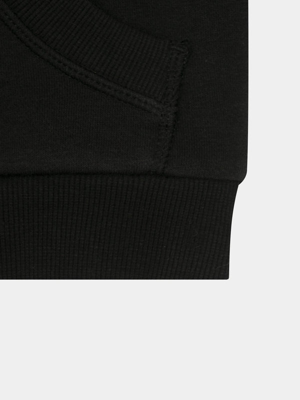 Stone Harbor BOY'S BLACK FLEECE ZIP THROUGH HOODIE