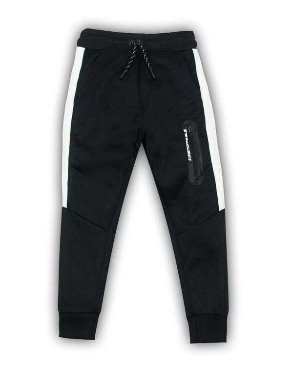 stone harbor BOY'S BLACK UNSTOPABLE DRY FIT JOGGER