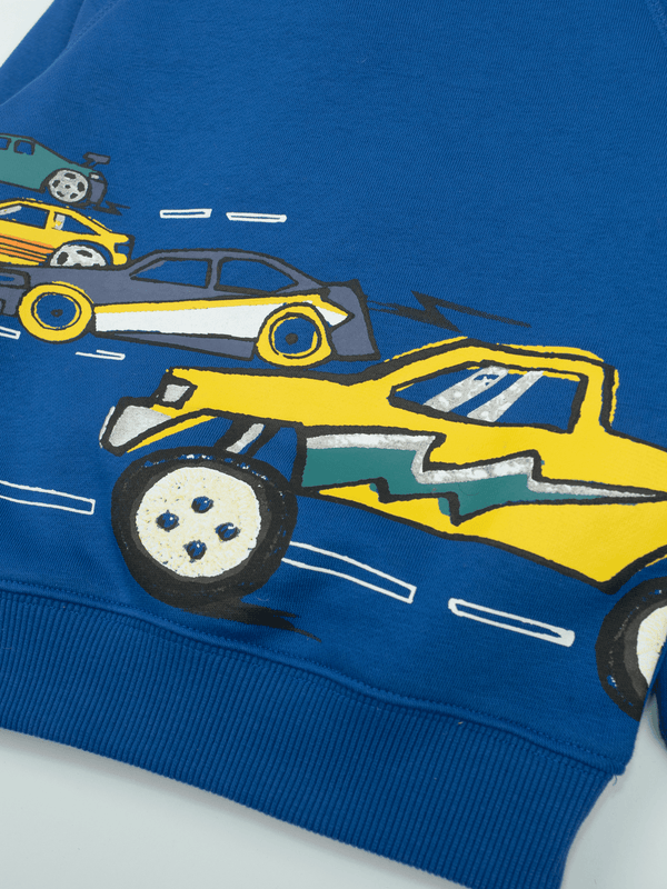 Stone Harbor BOY'S BLUE FLEECE GRAPHIC SWEATSHIRT