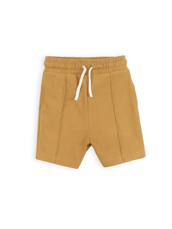 stone harbor BOY'S BROWN WAFFLE SHORT