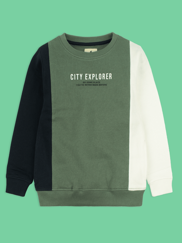 stone harbor BOY'S CITY EXPLORER FLEECE SWEATSHIRT