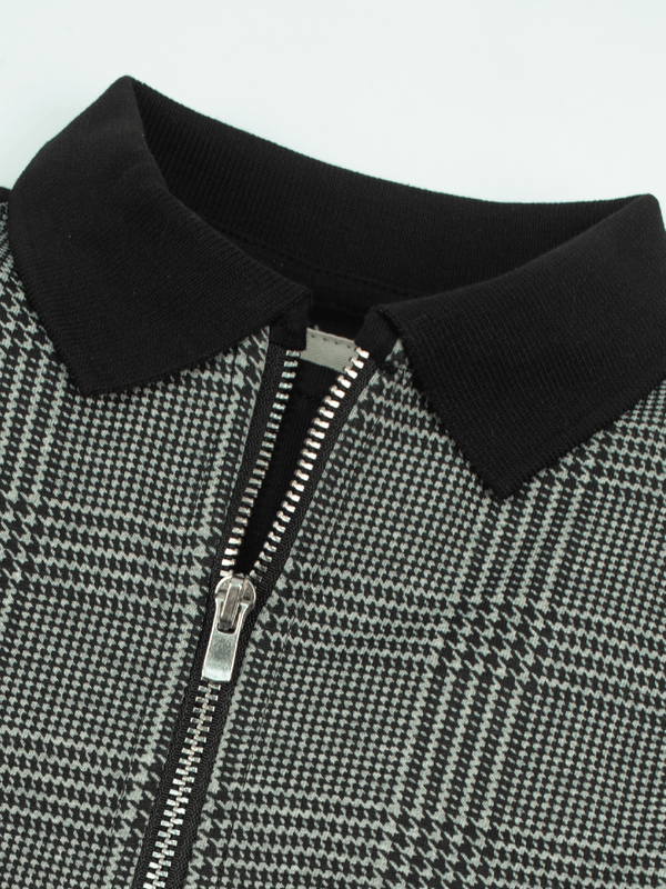 Stone Harbor BOY'S ELITE PANELED CHECK POLO