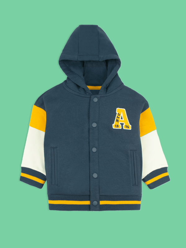 stone harbor BOY'S EXCLUSIVE NAVY FLEECE HOODIE