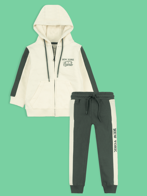 stone harbor BOY'S FLEECE CHAMPS TRACKSUIT