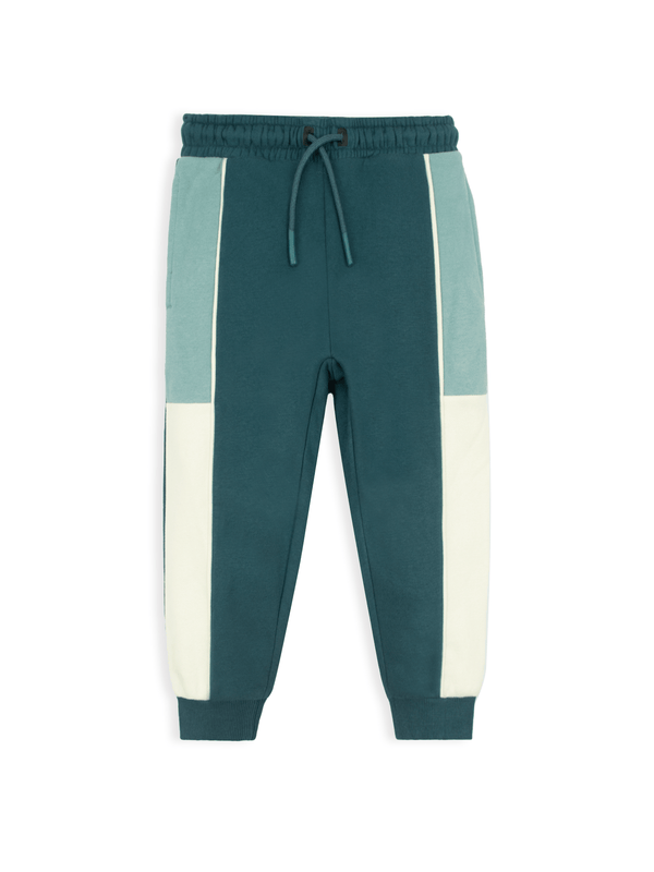 stone harbor BOY'S FLEECE CLASSIC PANELED JOGGER