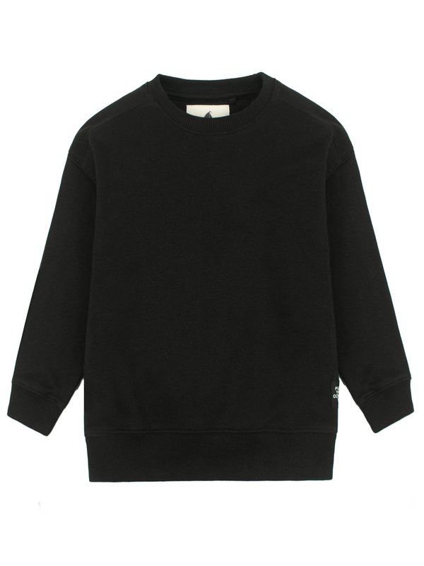 stone harbor BOY'S FLEECE JET BLACK SWEATSHIRT