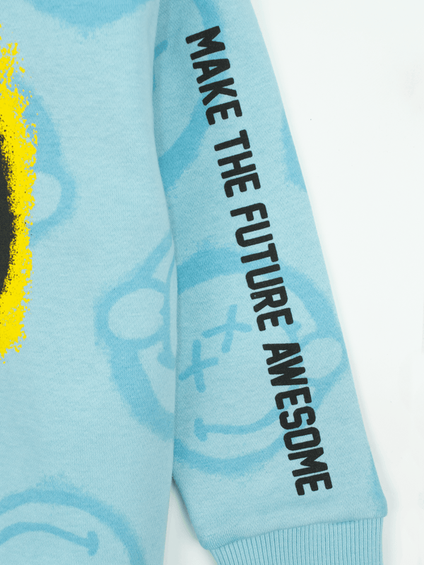 Stone Harbor BOY'S FLEECE SMILEY SWEATSHIRT