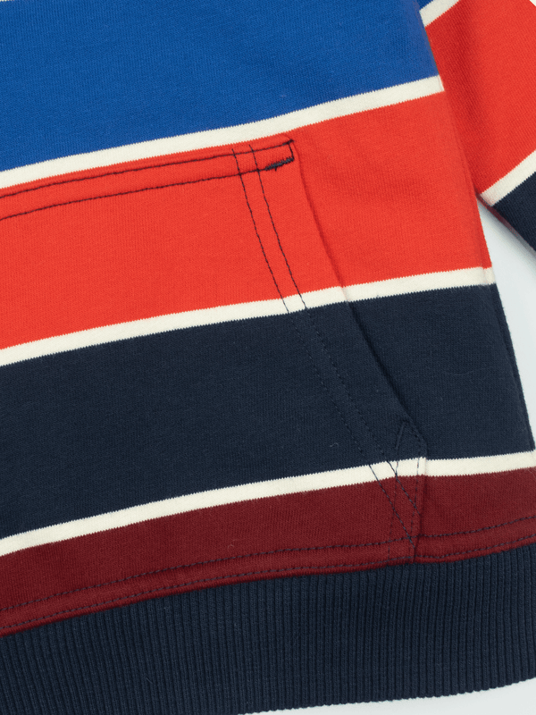 Stone Harbor BOY'S FLEECE STRIPER RUGBY