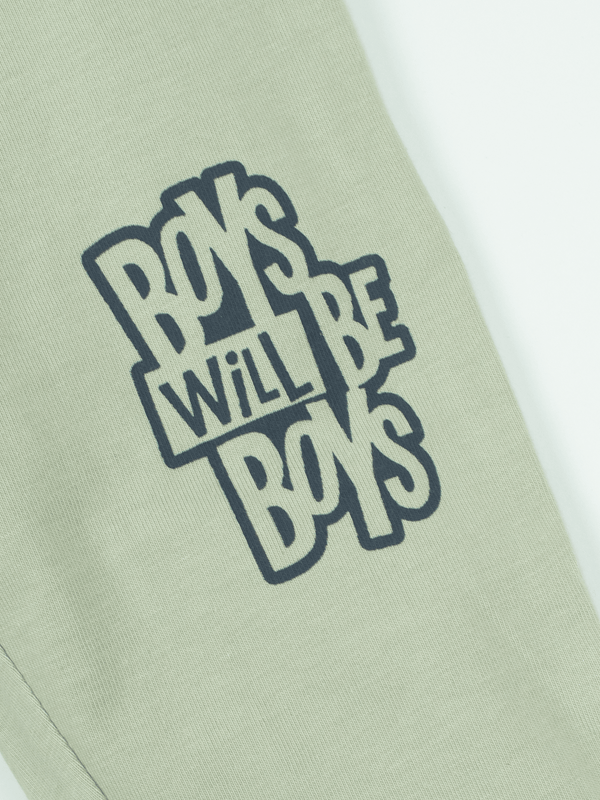 Stone Harbor BOY'S LIGHT OLIVE GRAPHIC JOGGER