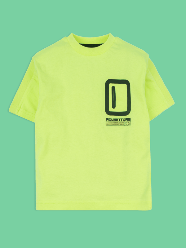 stone harbor BOY'S LIME ADVENTURE T-SHIRT